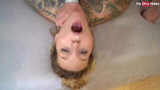 Brutális német amatőr milf leszopja a kolosszális fasznak