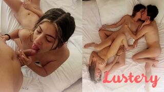 Szexy kolumbiai amatőrök megosztják a durva brét együtt