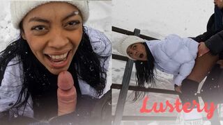 Sofi Vega havas kúrás a hóban – forró argentin sex