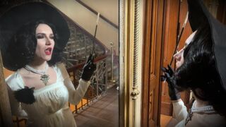 Lady dimitrescu vad cumizása és kamatyolása - resident evil village cosplay halloween 2023