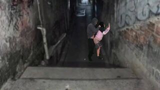 Csoki szajha keményen megkettyintve a favela domb urával a funk tánc után