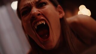 Sötét Vágyak Kastélya - Vampired Csábításában Egy Szenvedélyes Világos Szőke Úrnő és Egy Szemérmes Kishölgy Tiffany Tatummal és Leana Lovings-szal